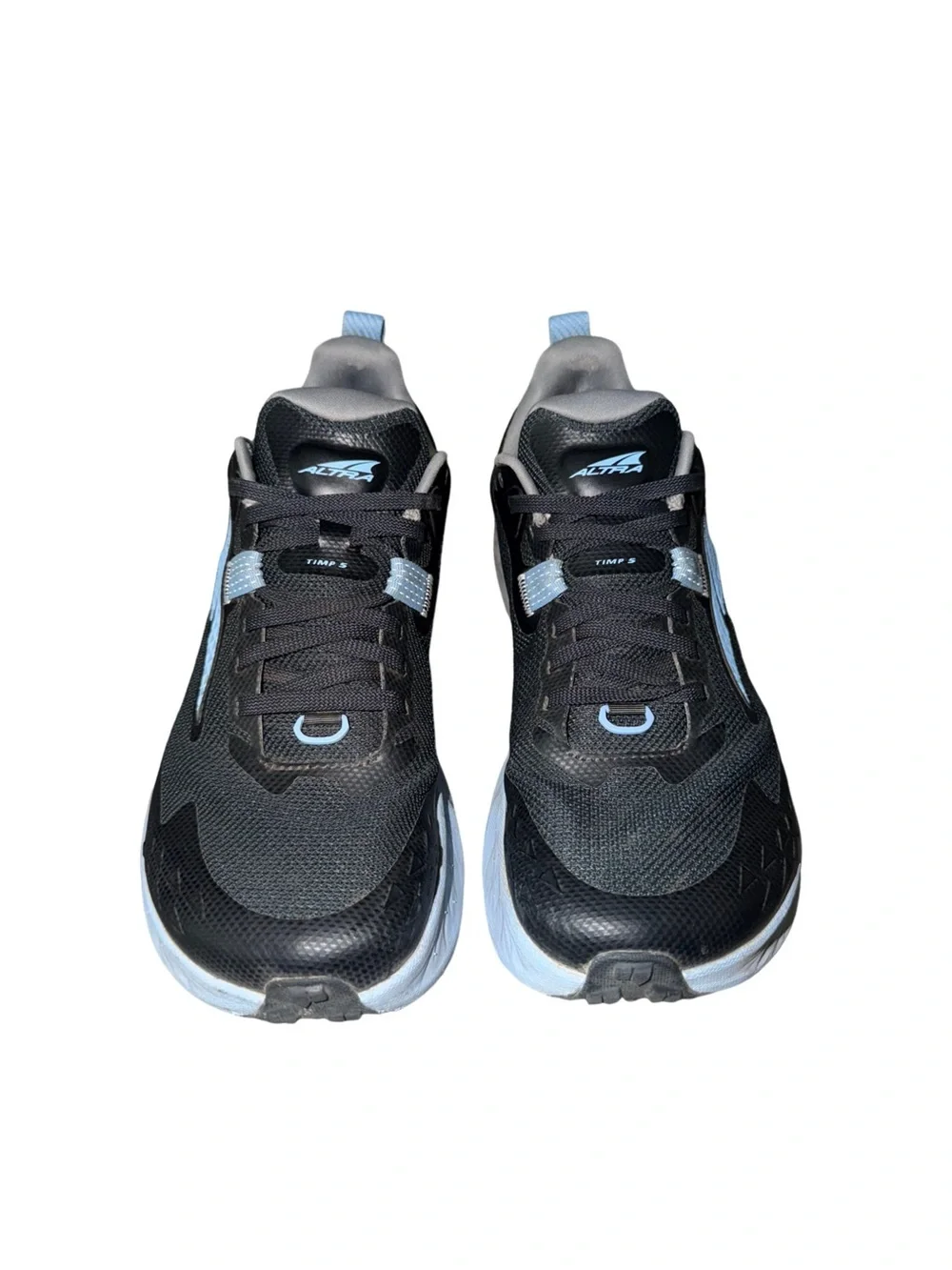 Altra TIMP 5 women’s Black and Light Blue Running Shoe size 8.5